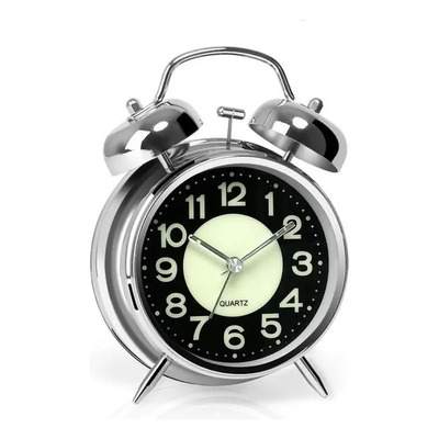 Reloj Despertador Súper Ruidosoretro 4 Pulgadas Silencioso