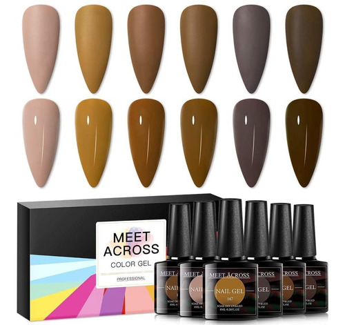 Neón Verano De Uñas De Gel Esmalte Kit De 6 Colores B...