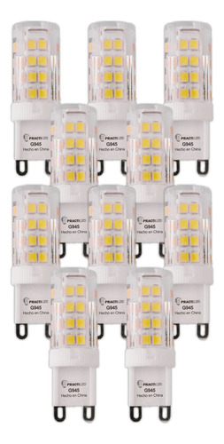 Lamparas Bipin Led G9 6w Dimmerizable Pack X 10