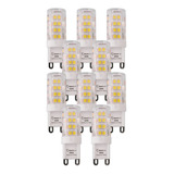 Lamparas Bipin Led G9 6w Dimmerizable Pack X 10