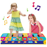 Alfombra Tapete Baile De Piano Musical Para Niños 100x36cm