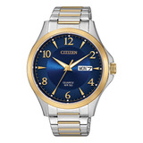 Citizen Reloj De Cuarzo Para Hombre, Acero Inoxidable, Clsic