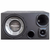 Caixa Trio Pioneer Subwoofer Completa + Corneta Selenium Jbl