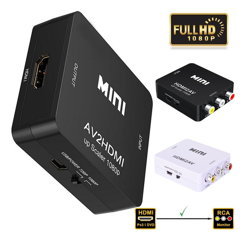 Convertidor De Audio De Vídeo 1080p/720p Hdmi Compatible Con