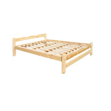 Cama Pino 2 Plazas Y Media Pino Macizo 140 Cms