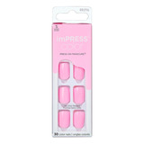 Uñas Impress Color Self Care Color Rosado