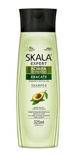 Shampoo Bomba De Vitaminas Aguacate 325 Ml Skala