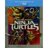 Tortugas Ninja Steelbook Pelicula Blu-ray + Bonus + Dvd