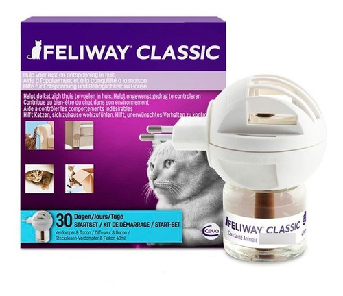Feliway Clasic Difusor + Repuesto 48 M Razas Mascotas 