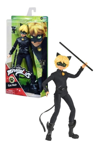 Miraculous Cat Noir Fashion Doll Figura Articulada 27 Cm