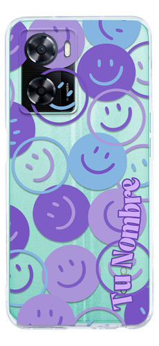 Funda Para Oppo Happy Faces Para Mujer Con Nombre