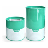 Set X 2 Latas Cilíndricas Materas Con Pico Vertedor Mijo