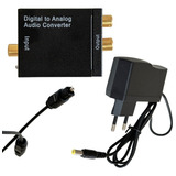 Mini Conversor Optico Digital Fibra Coaxial Rca Analógico