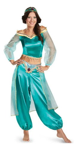 Disfraz De Princesa Jasmine Para Mujer, Cosplay, Para Adulto