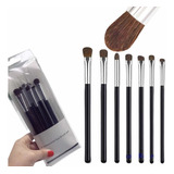 Set Kit Brochas Maquillaje Ojos Pelo Natural Makeup