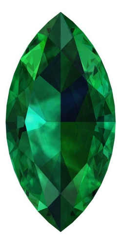 Piedra Natal De Mayo De Esmeralda Verde Simulada De Corte Ma