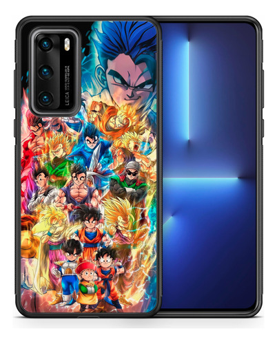 Gogan Dragon Ball Anime Collage Funda Para Huawei Y Honor