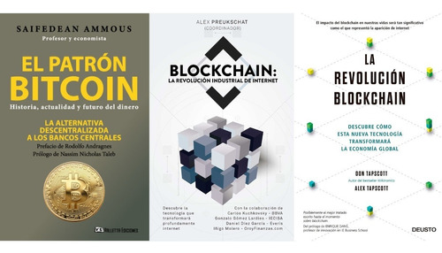 Lote X3 Libros - Revolucion Del Blockchain + Patron Bitcoin