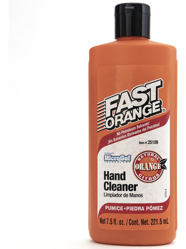 Limpiador De Manos Con Desengrasante Fast Orange