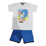 Pijama Sonic Small Manga Corta