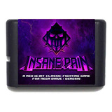 Cartucho De Jogo Insane Pain Md De 16 Bits Para Mega Drive G