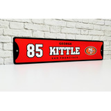 Vintage George Kittle 49ers San Francisco Nfl Cartel Dmetal 