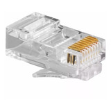 Ficha Amp Cat Categoria 5e Macho Conector Plug Rj45 Red X10