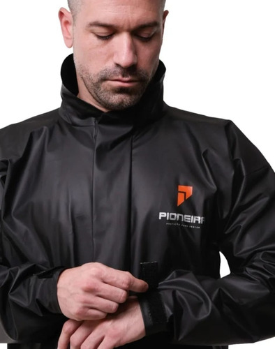 Capa De Chuva Moto Motoqueiro Pioneira Pvc Combate Masculina