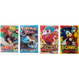 Kit 160 Cards/40 Naruto /40 Pokemon /40 Dragonball /40 Sonic