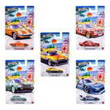 Carrinho Hot Wheels J-imports Set 5 Carros Mattel 1/64 Hwr57