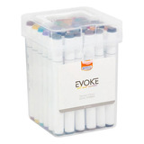 Marcador Artístico Brw Evoke Dual Marker Com 36 Cores