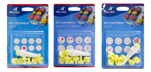 Kit Carimbo Mini + Amor + Jardim Encantado