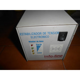 Estabilizador De Tension 500 Watts 4 Salidas