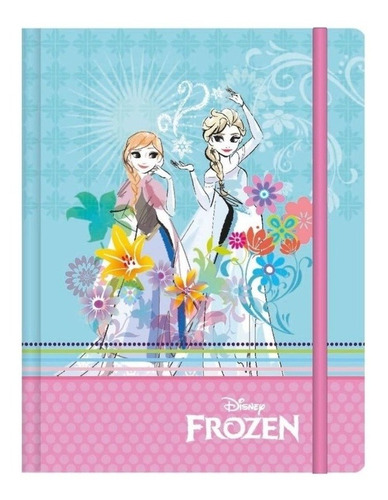 Agenda Caderneta Anotação G Disney Frozen Jandaia 80 Folhas