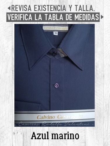 Camisa Caballero Premium Vestir Rodolfo Valentini | C/ Envío