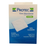 Gasa Estéril Protec 7.5 X 5 Cm 100 Piezas