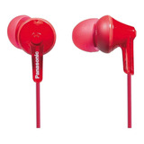 Audífonos In-ear Panasonic Ergofit Rp-hje125 Rp-hje125 Rojo