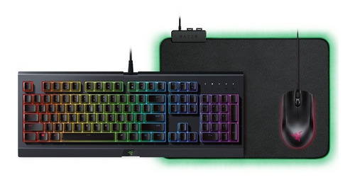 Combo Gamer Teclado Mouse Y Pad Razer 3en1 Kit Razer Holiday