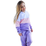 Conjunto Moletom Infantil Feminino, Para Meninas, C/ Capuz