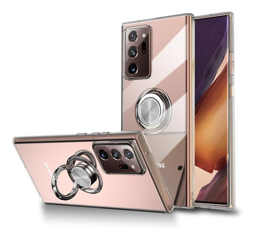 Carcasa Magnética Transparente Para Samsung Note 20