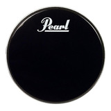 Parche Pearl Protone Black 24'' Con Logo Para Bombo Pth-24pl