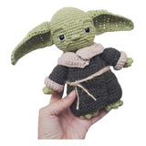 Muñeco Yoda Star Wars Amigurumi Tejido - Pipelino