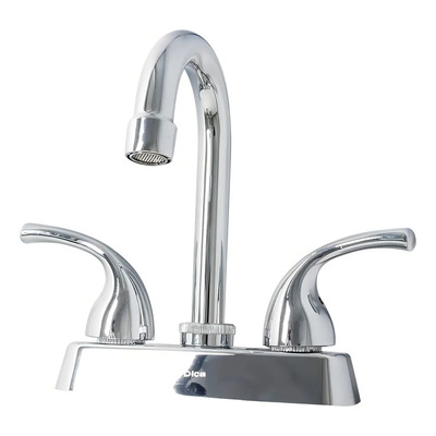 Llave Mezcladora 4 Para Lavabo Bar Cuello Alto Dica Cromado | MercadoLibre