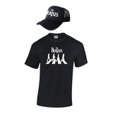 The Beatles Camiseta Gorra Combo