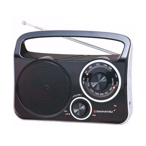 Radio  Daihatsu Audio D-rp400 Analógico 220v Portátil Color Negro