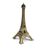 Torre Eiffel 18cm Adorno París Figura Decorativa Metal Decor