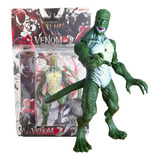 Muñeco Articulado Lagarto 17cm Con Luz Spiderman Venom Aveng