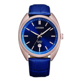 Reloj Citizen Hombre Bi5093-01l Blue /relojería Violeta Color De La Correa Azul
