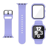 Correa Para Apple Watch + Funda Protector Serie 8 7 6 5 4 Se