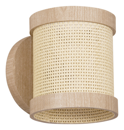 Arandela De Parede  Luminárias Müller Straw Mini Natural G9 Led 2510na Cor Natural